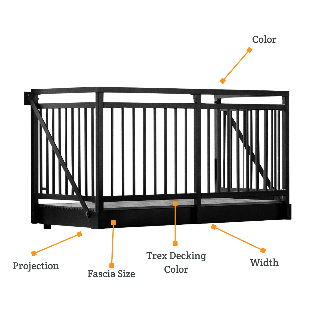 Multiple aluminum sunshade renderings
