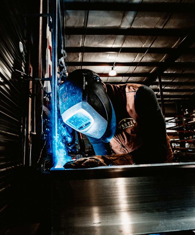 vestis systems team member welding
