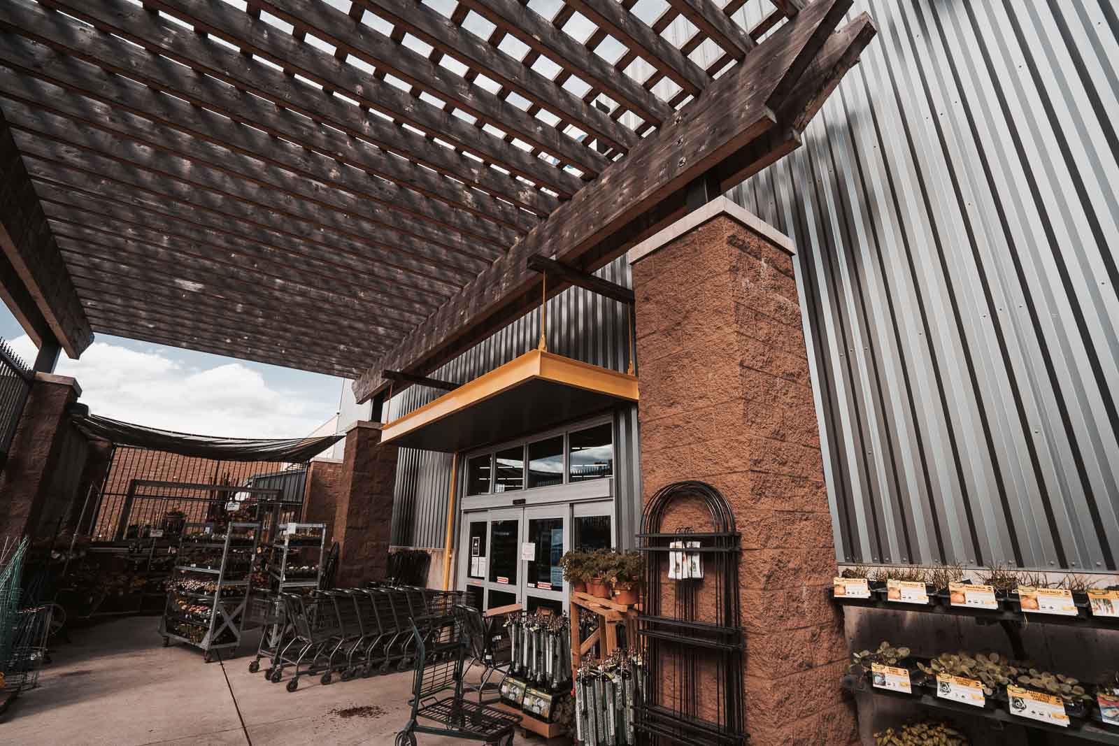 Aluminum C-Channel Canopy Commercial Storefront 