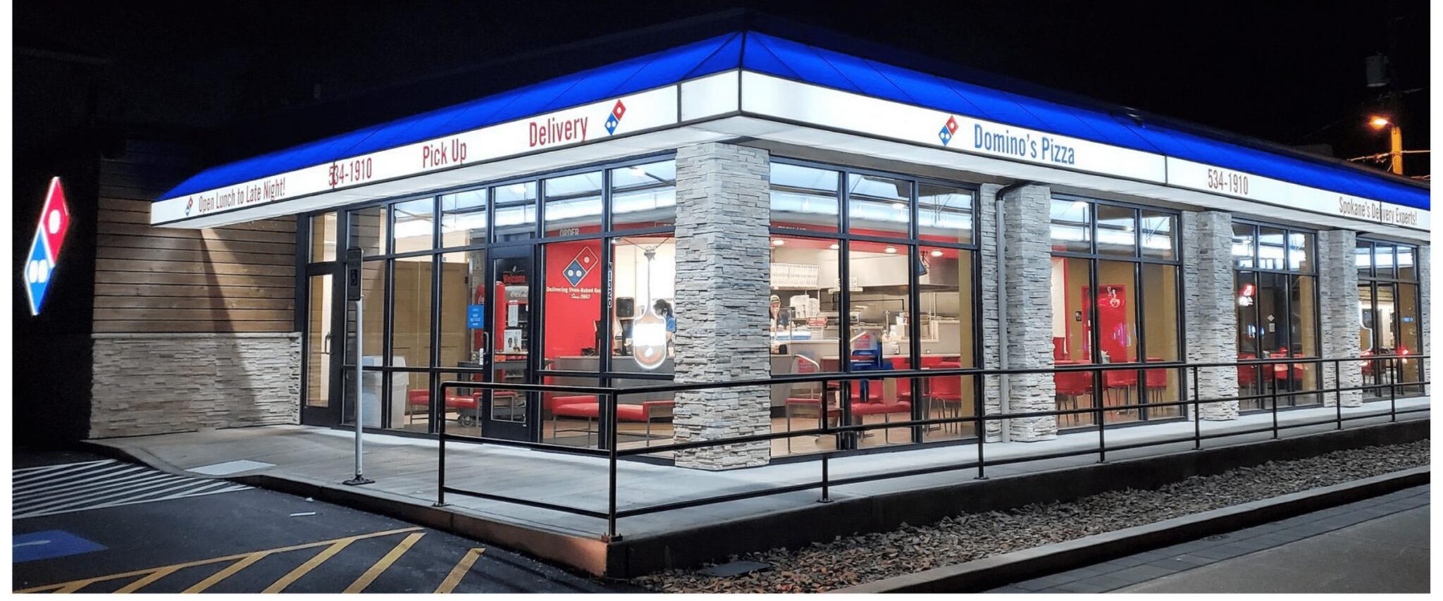 concrete building with louvered sunshades 